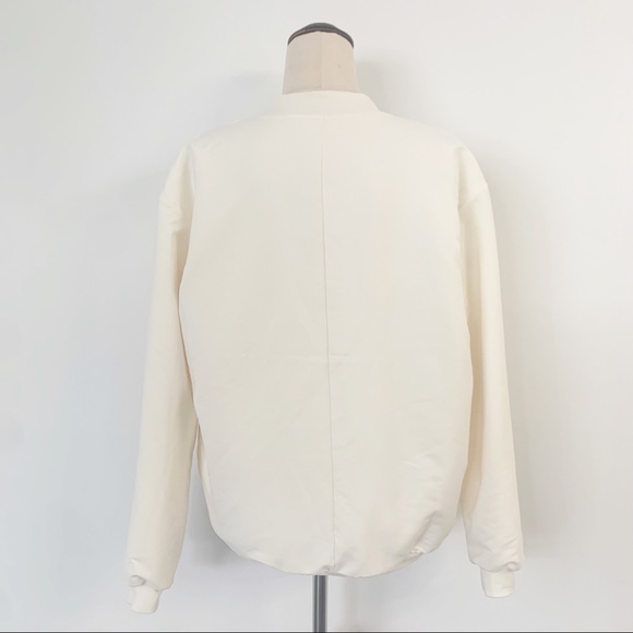 Gymshark x Whitney Simmons Reversible Oversized Jacket Coat White Sherpa Size XS - Picture 2 of 9